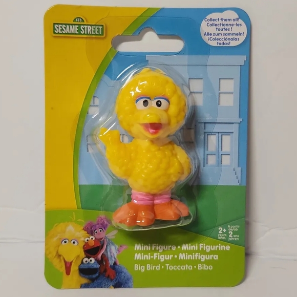 Sesame Street 5 Mini Figurines Elmo/Abby/Big Bird/Oscar/Cookie Monster NWT - Picture 4 of 6